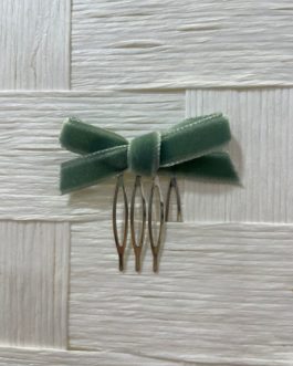 Peinecillo de lazo verde