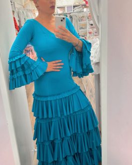 Modelo lycra azul