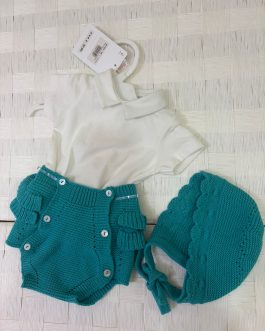 CONJUNTO CAPOTA TURQUESA