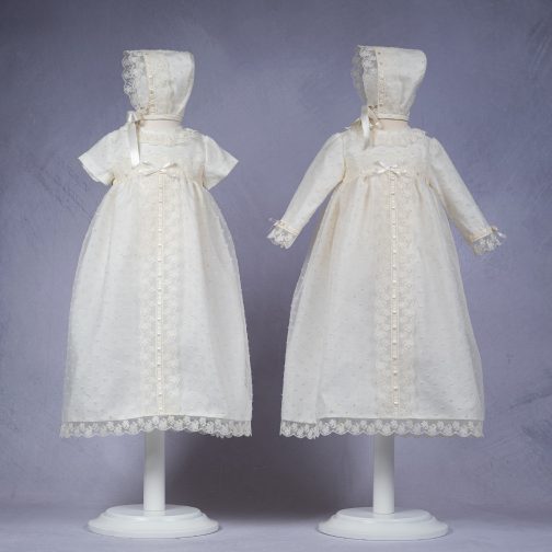 Batón organza bordado