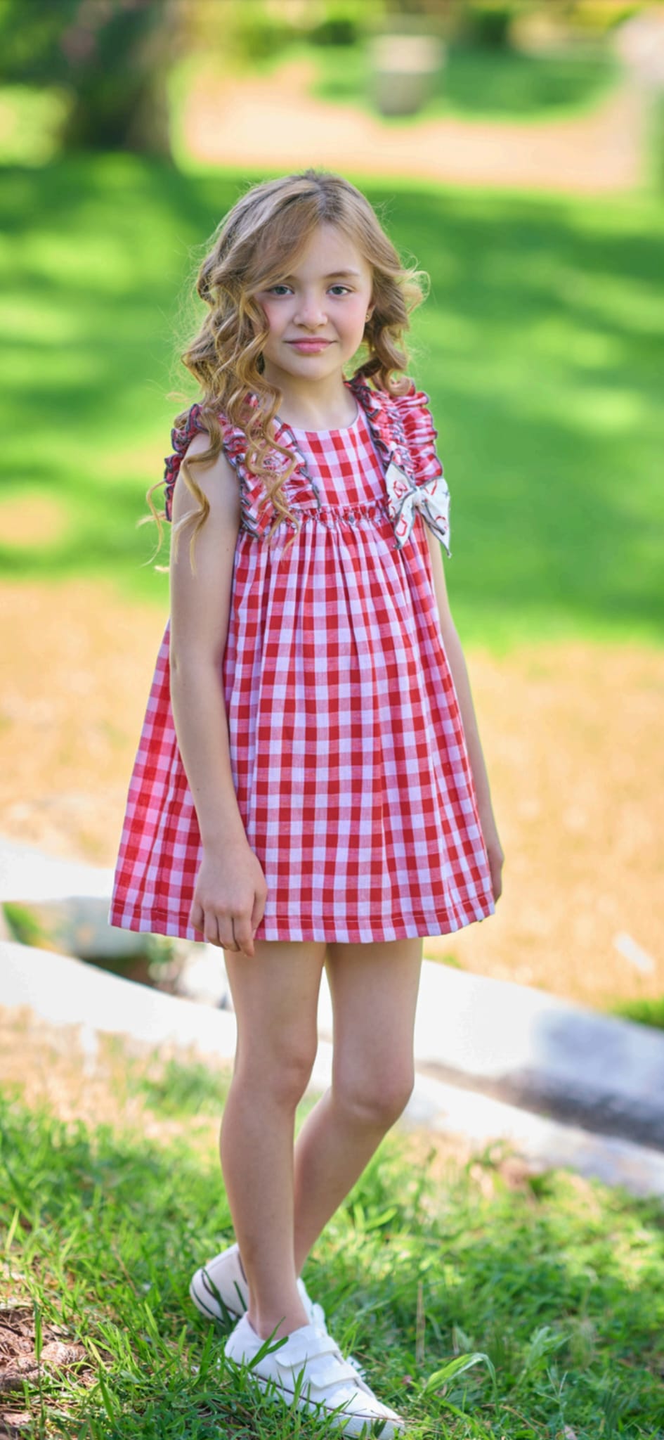 VESTIDO VICHY ROJO