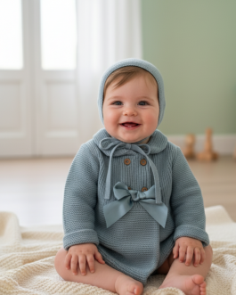 Abrigo Con Gorro Verde