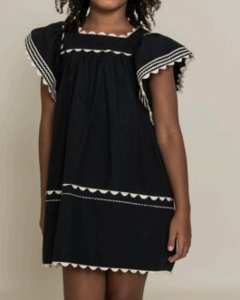 Vestido niña negro