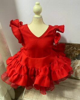 Traje de flamenca niña